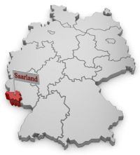 Fokker van bloedhonden im Saarland,